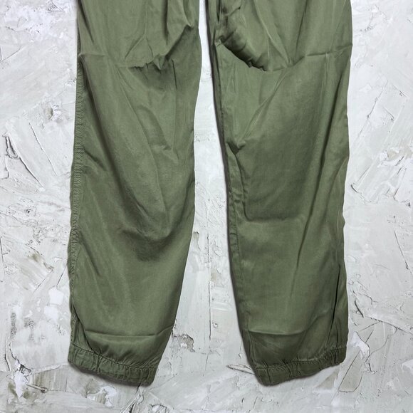 NEW Sanctuary Tencel Jogger Pants SIZE L Green Olive Utility Elastic Waist NWT - Picture 9 of 9